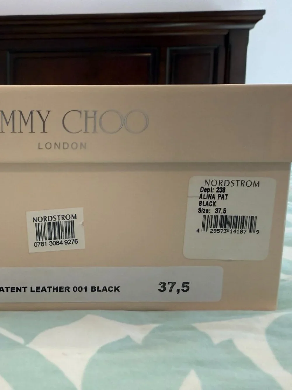JImmy Choo Alina Pat Shoes Size 37.5 - Picture 8 of 9